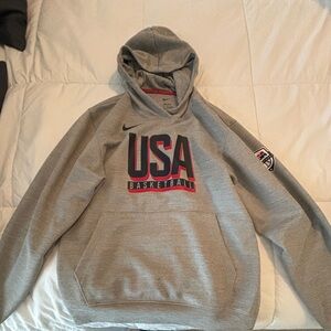 Nike USA Basketball Gray Hoodie